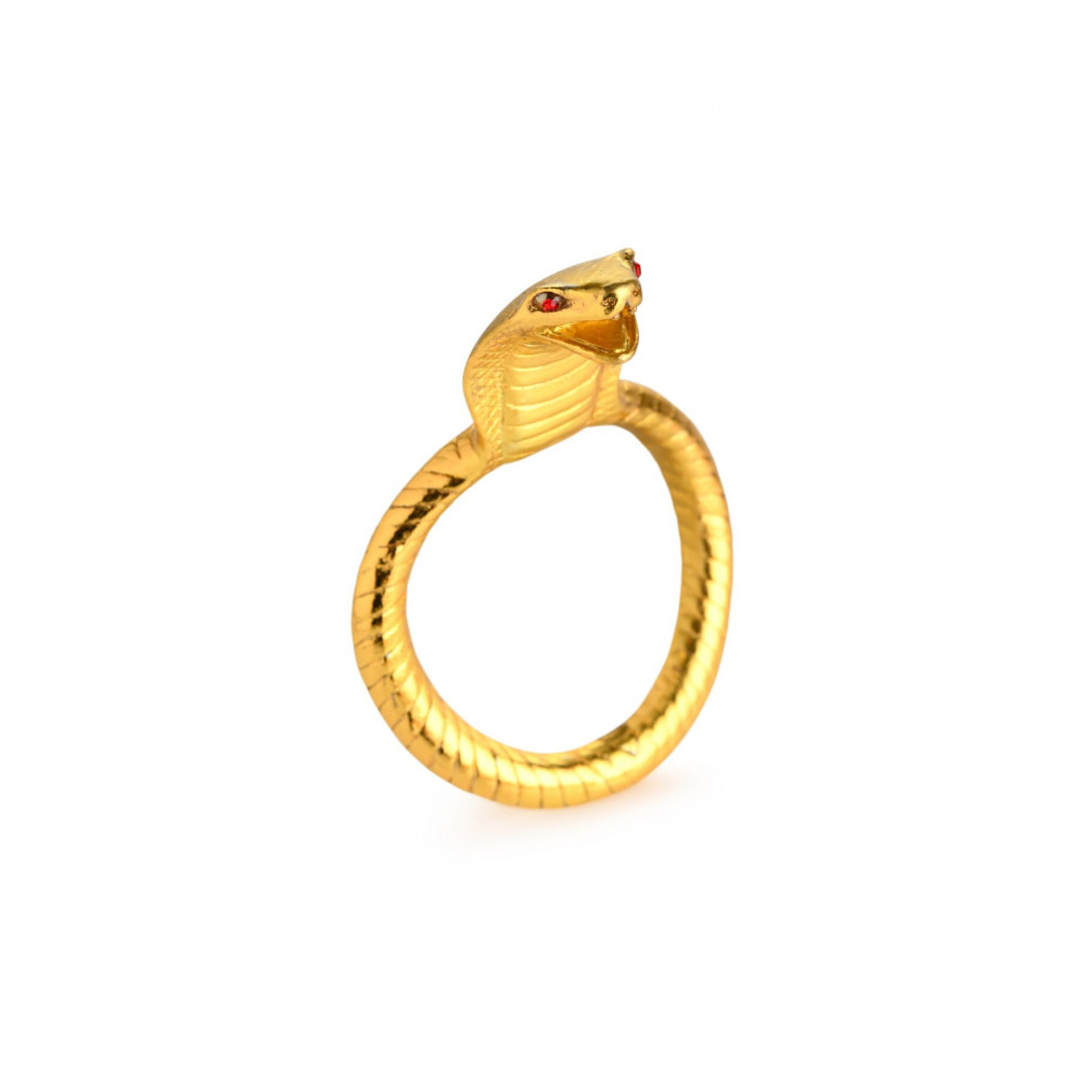 Эрекционное кольцо - Эрекционное кольцо Master Series Cobra King Golden Cock Ring 4
