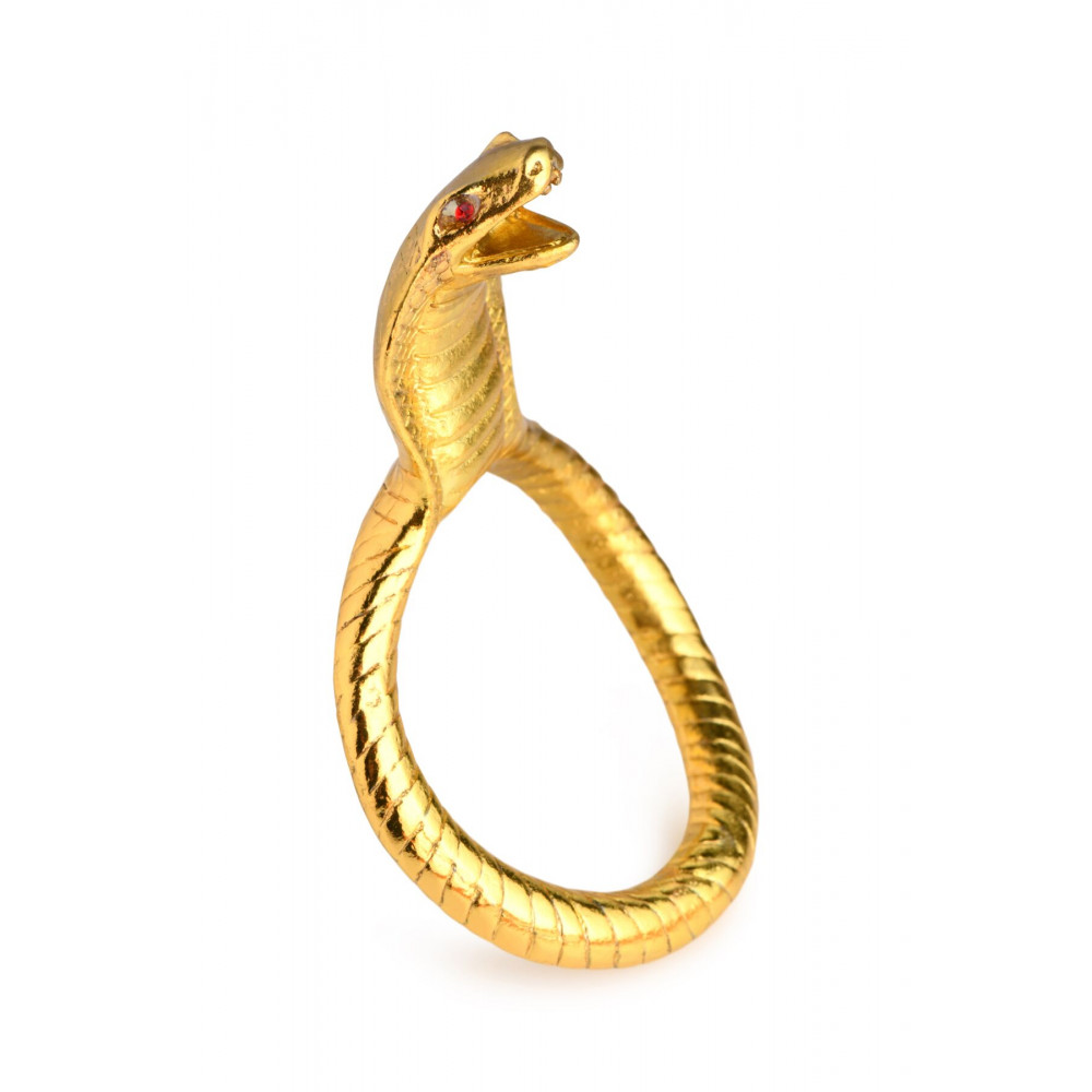 Эрекционное кольцо - Эрекционное кольцо Master Series Cobra King Golden Cock Ring