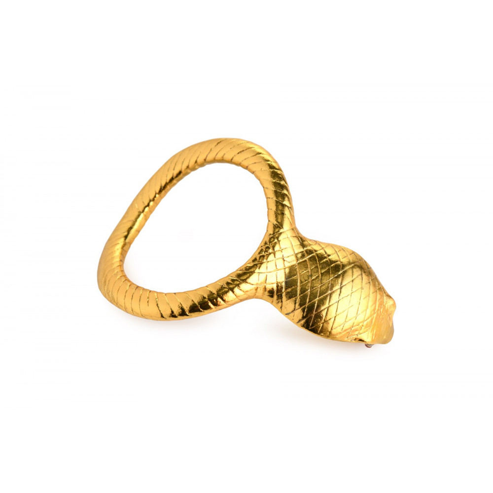 Эрекционное кольцо - Эрекционное кольцо Master Series Cobra King Golden Cock Ring 3