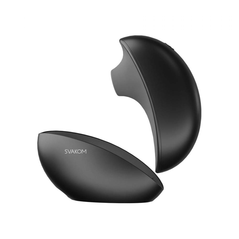 Вакуумный вибратор - Вакуумный клиторальный смарт-стимулятор Svakom Pulse Galaxie Midnight Black, проектор звездного неба