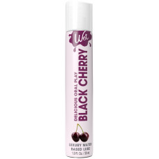 Лубрикант на водной основе Wet Oral Play Black Cherry (30 мл), съедобный, без сахара