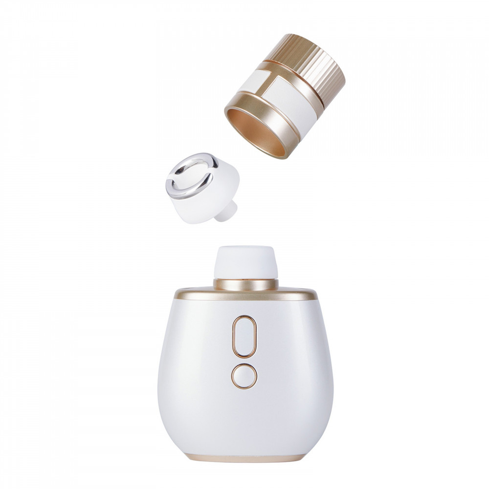 Різне - Стимулятор у вигляді парфумів BeYourLover Aromia з вакуумом та мікрострумами, кремовий