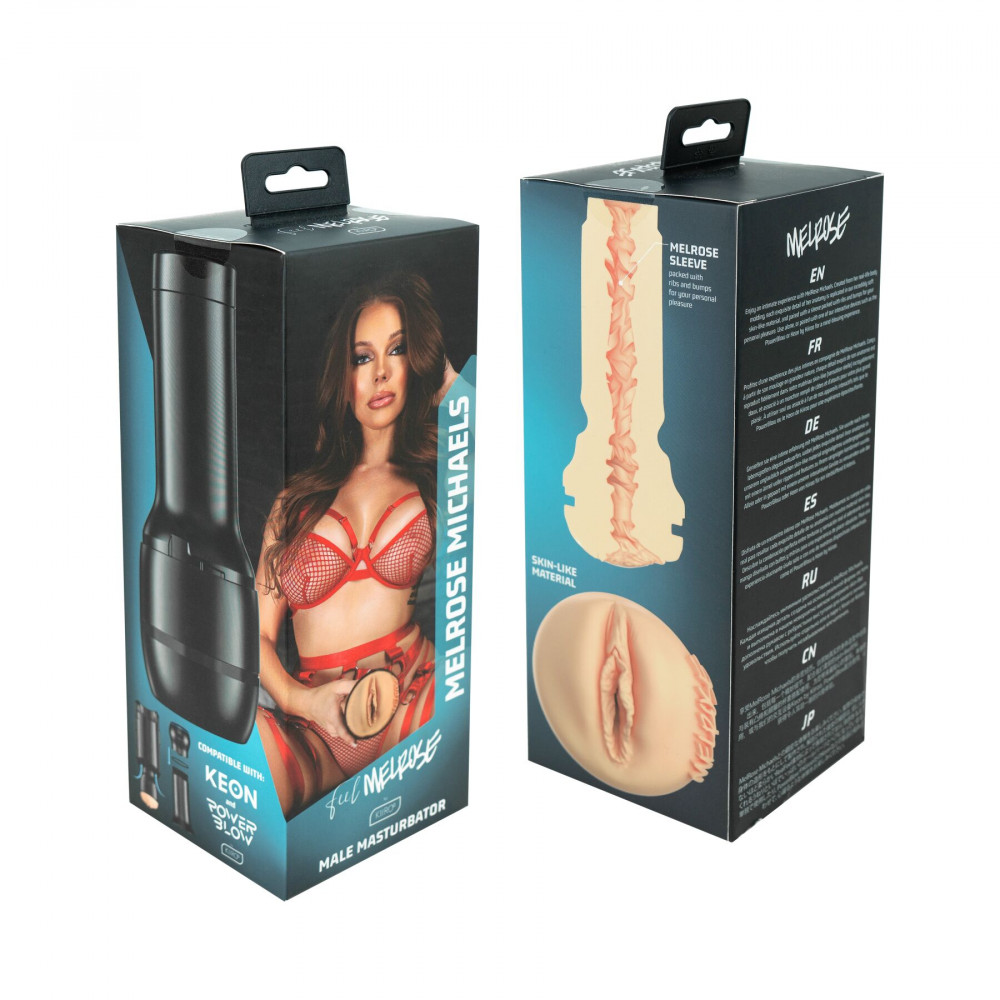 Мастурбаторы без вибрации - Мастурбатор Kiiroo Feel MelRose Michaels PBC совместим с PowerBlow и Keon 6