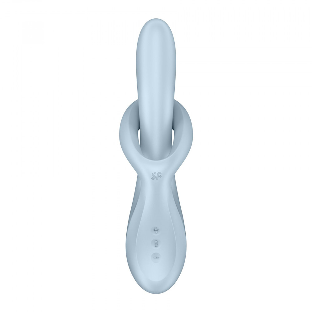 Классический вибратор - Вибратор с ротацией Satisfyer Heat Flex 4 Blue, подогрев до 39°C 4