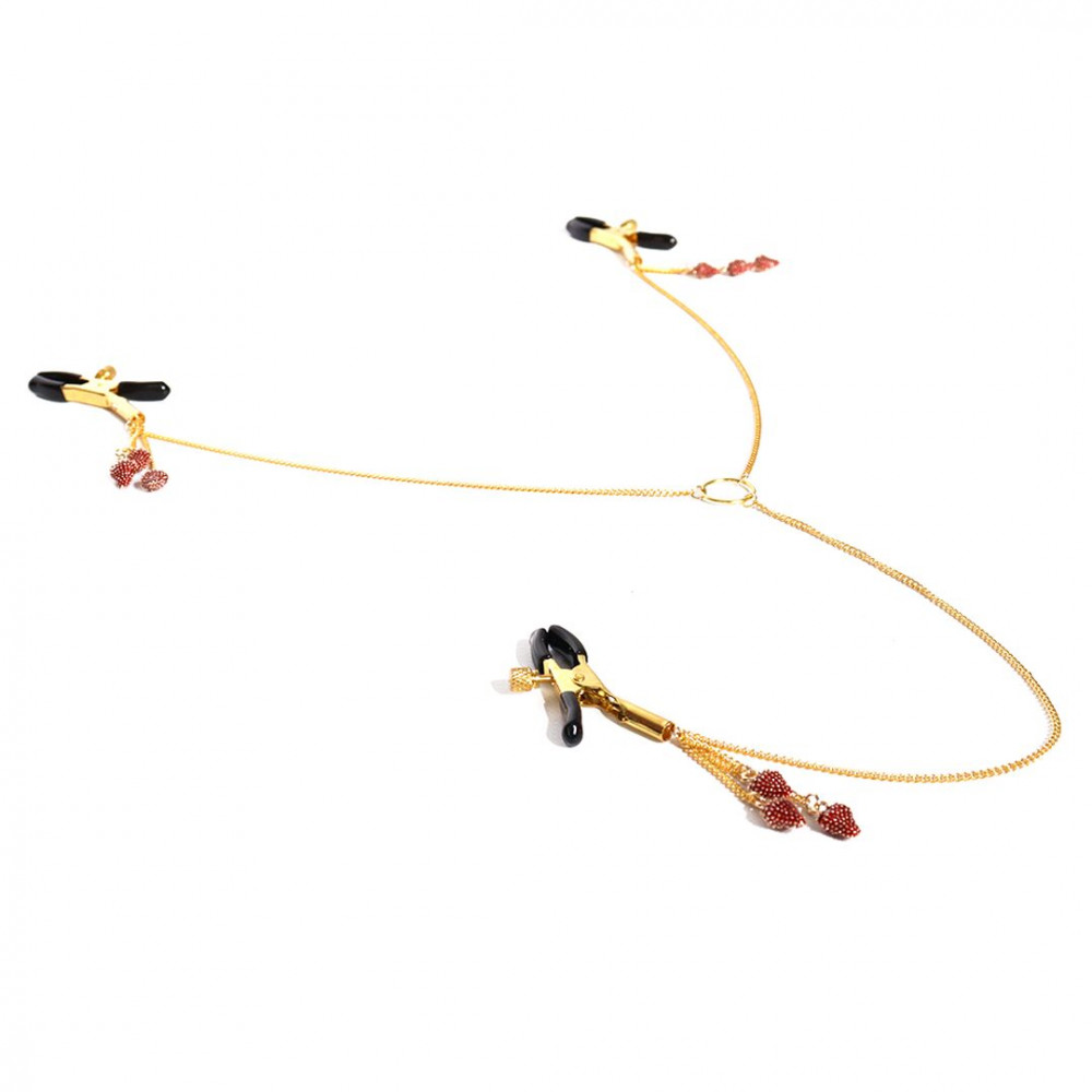 Різне - Затискачі для сосків та клітора Art of Sex - Strawberry 1