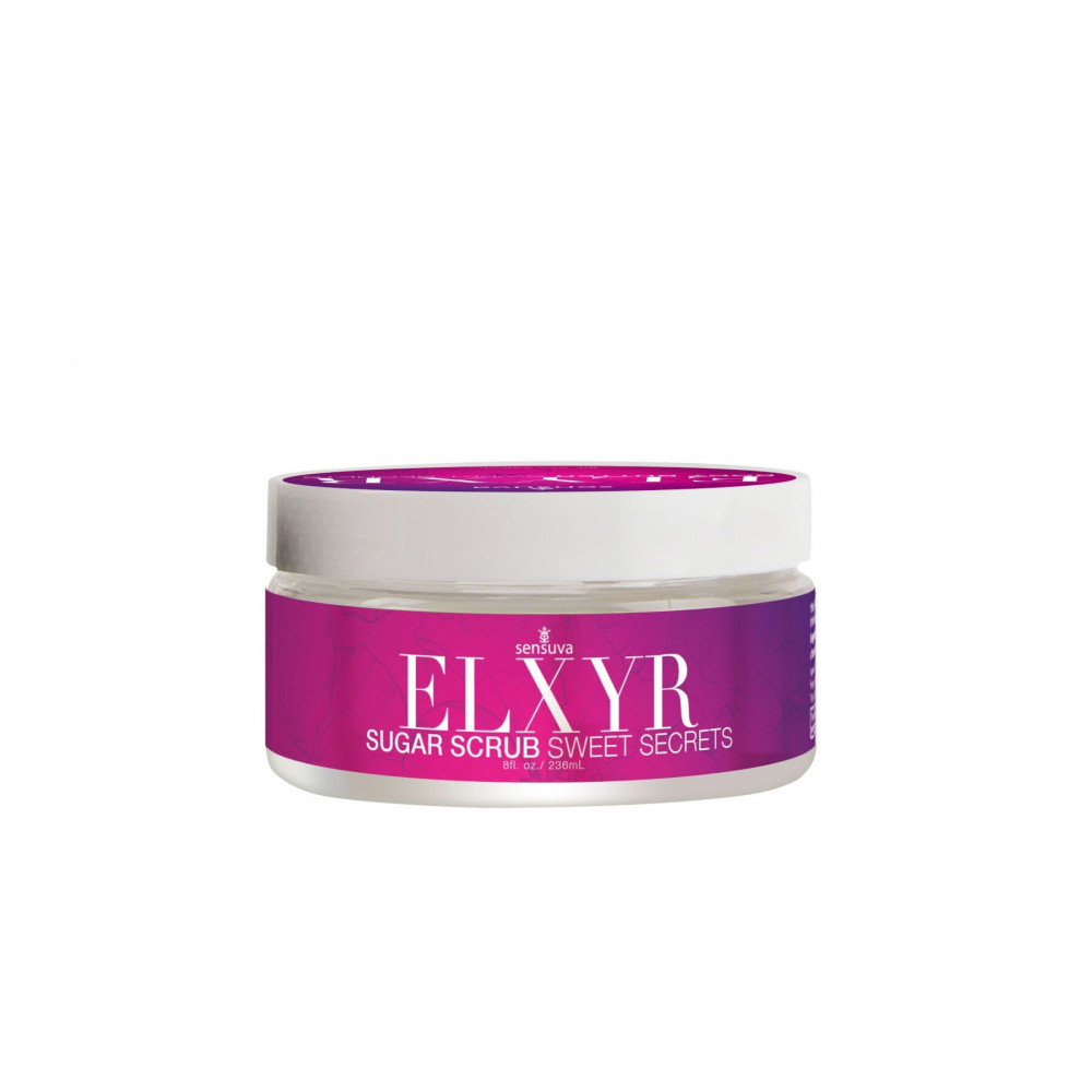 Лубриканты - Скраб для ног Sensuva ELXYR Sugar Scrub - Sweet Secrets (236 мл)