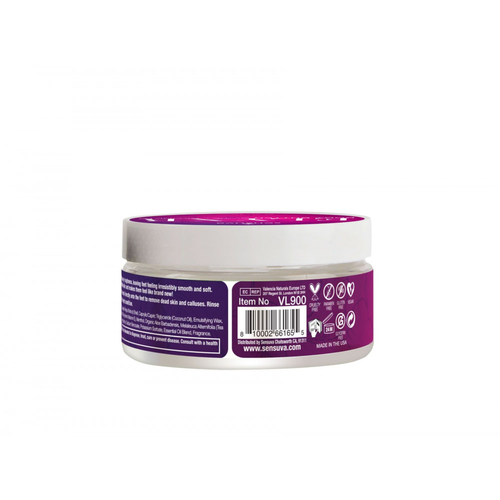 Лубриканты - Скраб для ног Sensuva ELXYR Sugar Scrub - Sweet Secrets (236 мл) 1