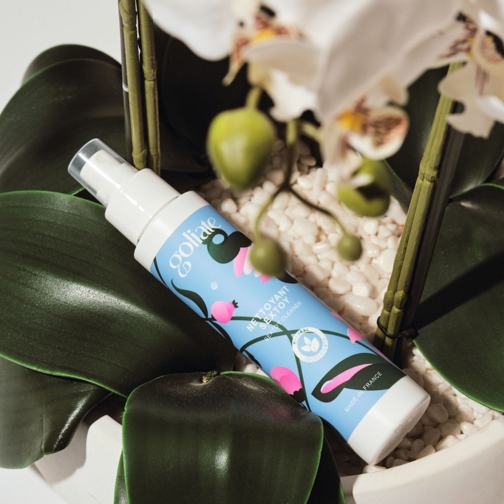 Средства по уходу за секс игрушками - Антибактериальный спрей для игрушек Goliate Nettoyant Sextoy 100 мл, безопасный для тела 7