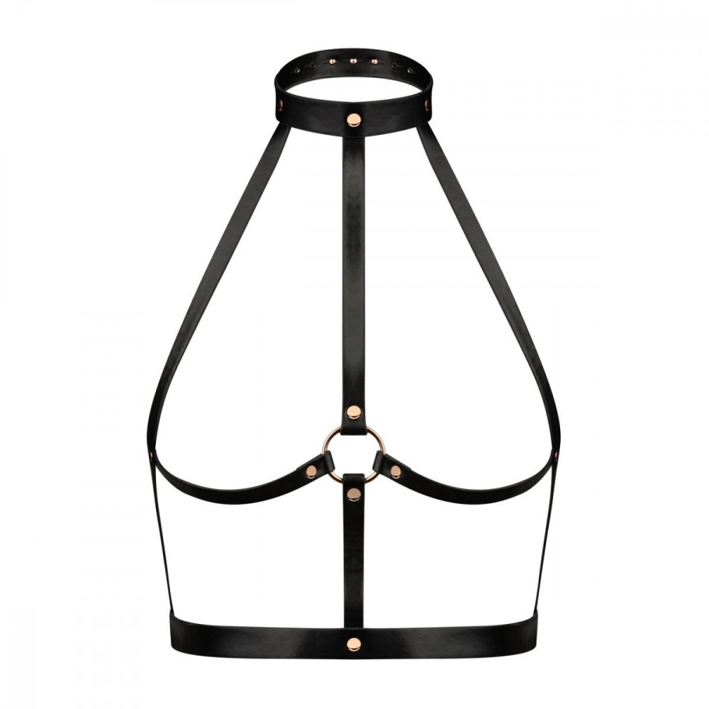 Різне - Портупея Rosy Gold - Body Harness - Black 1