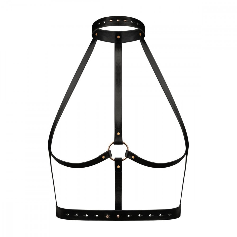 Різне - Портупея Rosy Gold - Body Harness - Black 2