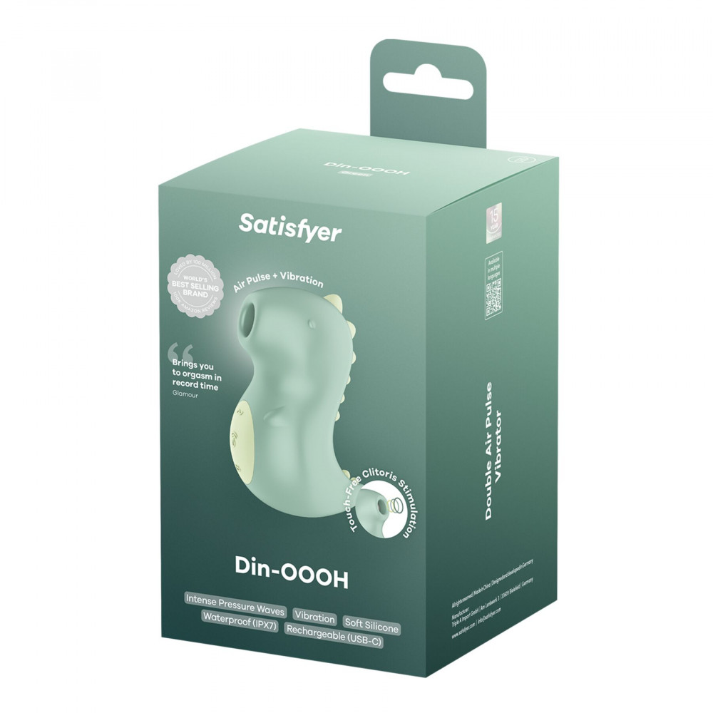 Вакуумный вибратор - Вакуумный клиторальный стимулятор Satisfyer Din-OOH 4