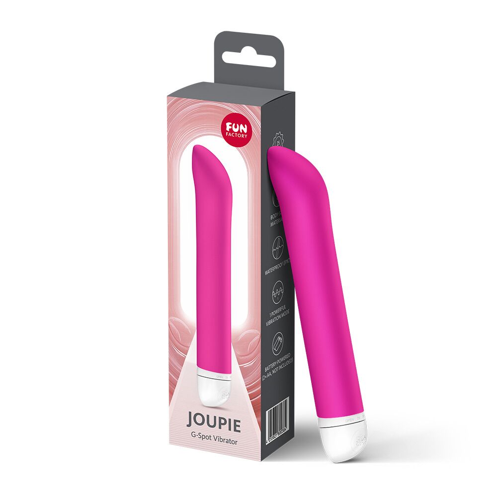 Вибропули и мини-вибраторы - Вибратор для точки G Fun Factory JOUPIE Magenta, диаметр 2,5 см, на батарейках 3
