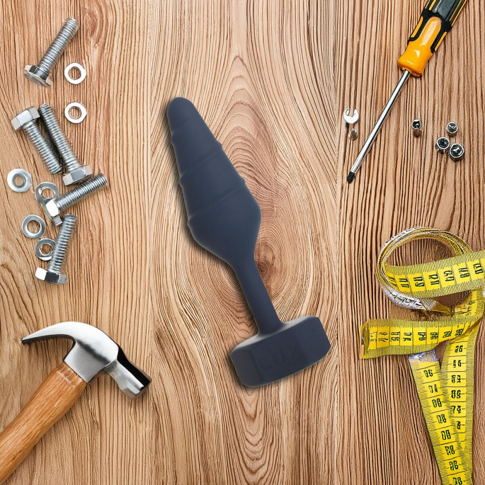 Анальні іграшки без вібрації - Анальна пробка Lux Active Twist Plug Small Blue 8