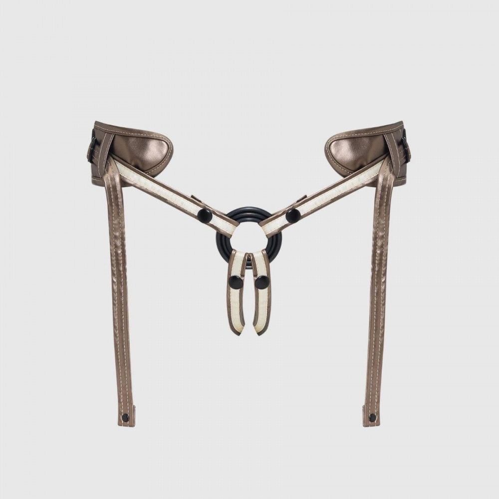 Страпони - Трусики для страпону Strap-On-Me Leatherette Harness DESIROUS - NEW DESIGN 4