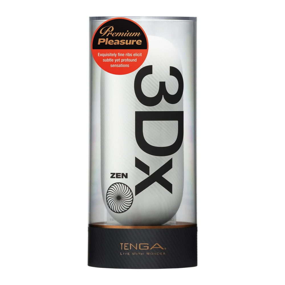 Мастурбаторы без вибрации - Мастурбатор Tenga 3Dx Zen, очень нежный 2