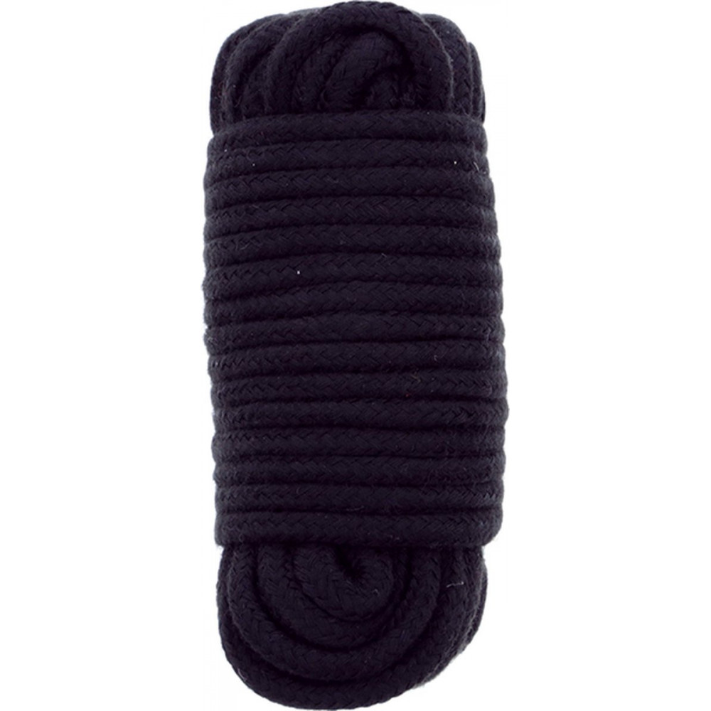Наручники и ограничения - Веревка для бондажа BONDX LOVE ROPE - 10M, BLACK 1