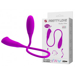 Гнучкий двосторонній вібратор - Snaky Vibe, BI-014327-2