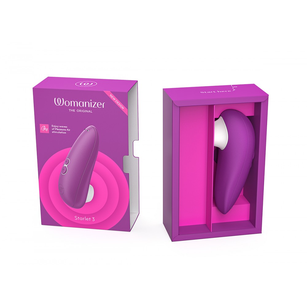 Секс игрушки - Вакуумный клиторальный стимулятор Womanizer Starlet 3 Violet 9