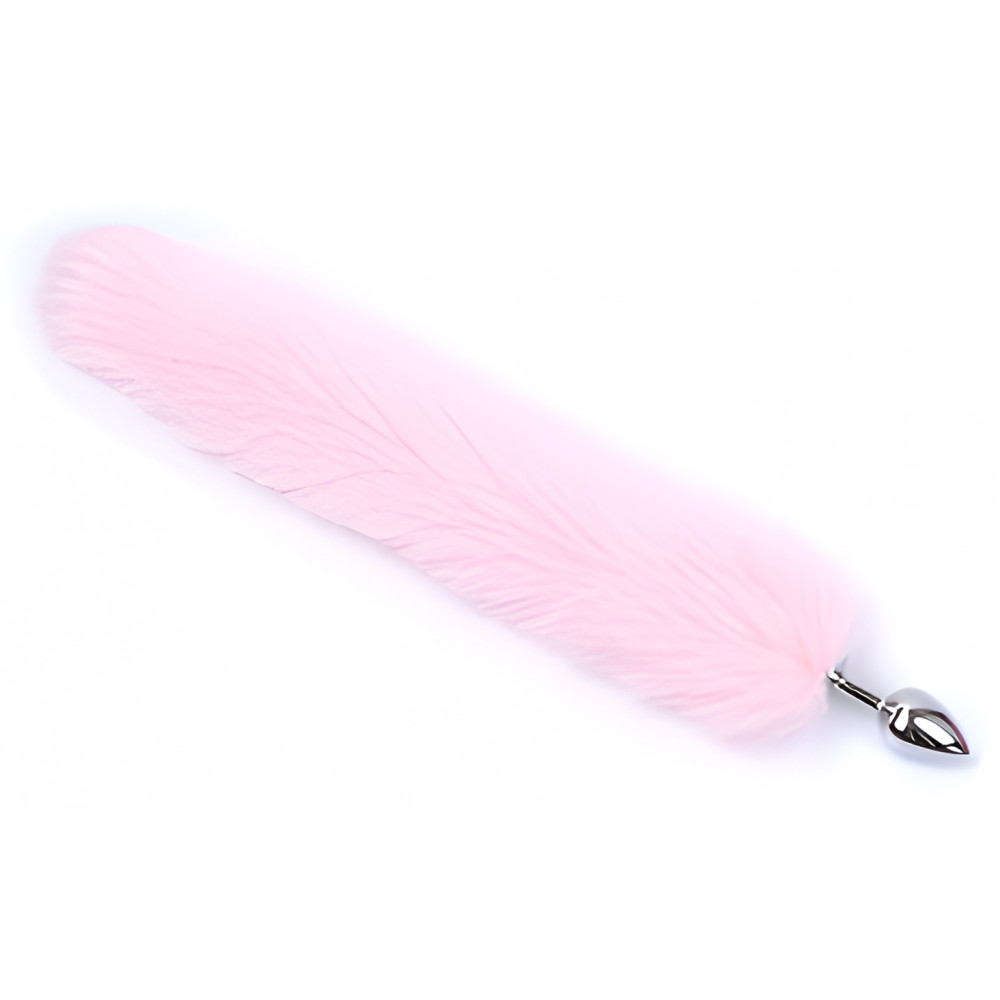 Анальные игрушки без вибрации - Анальная пробка с хвостом SKN-L30 ( размер S )