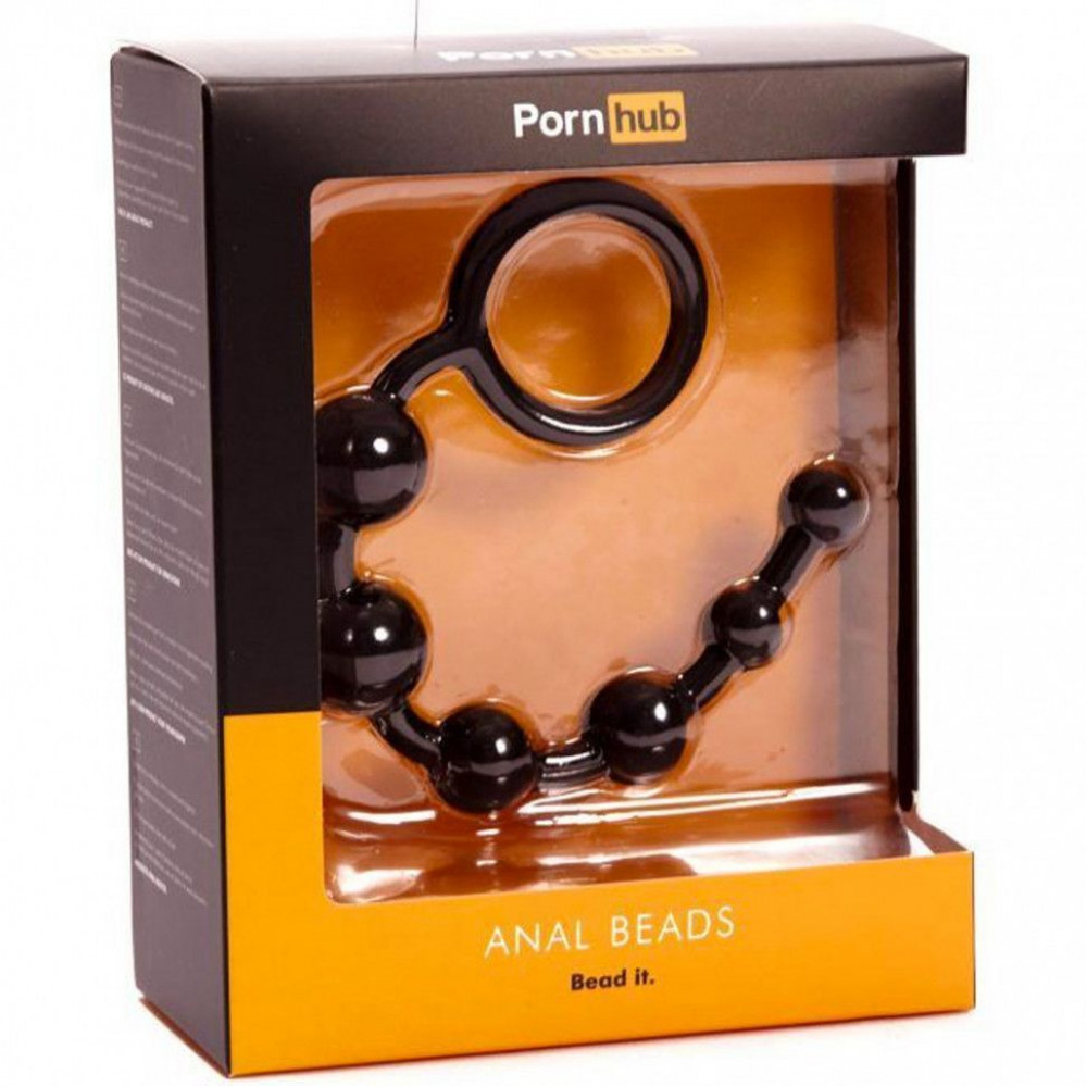 Анальные игрушки - Анальные бусы Pornhub Anal Beads (незначительные дефекты упаковки) 3