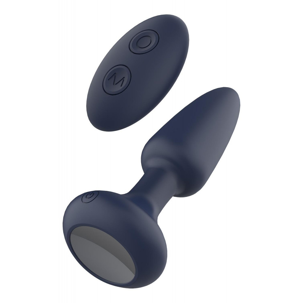 Анальные игрушки с вибрацией - Анальная пробка DreamToys Startroopers Venus с дистанционным пультом управления, черная 1