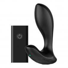Анальная пробка с вибрацией и дистанционным пультом Nexus Duo Plug черная, 9.8 х 3.3 см