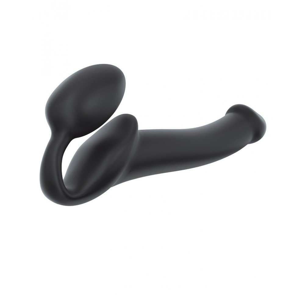 Секс игрушки - Безремневый страпон черный, размер М Strap On Me-Strapless Strap-On