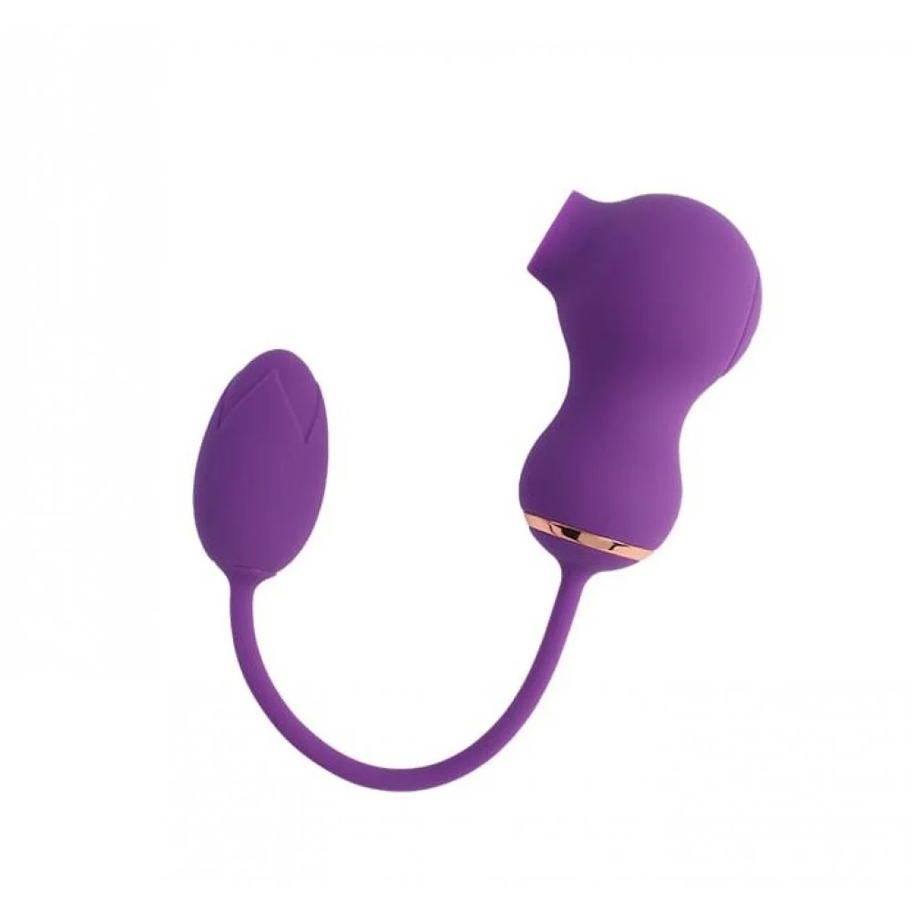 Вибратор-кролик - Клиторальный вибратор Chisa C++ Things RUSHER с виброяйцом, фиолетовый 1