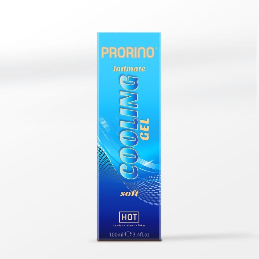 Разное - Лубрикант HOT PRORINO Cooling Gel с эффектом охлаждения, 100 мл 2