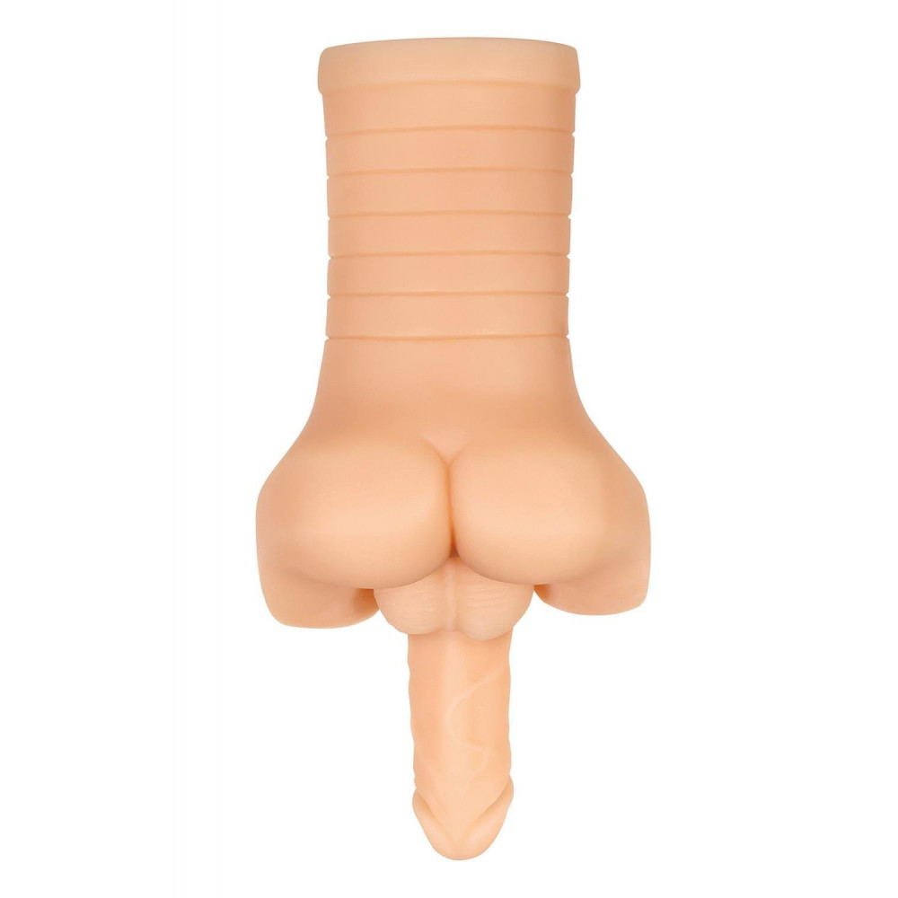 Мастурбаторы без вибрации - Мастурбатор Gender X Backdoor Bash бежевый, 28 см 2