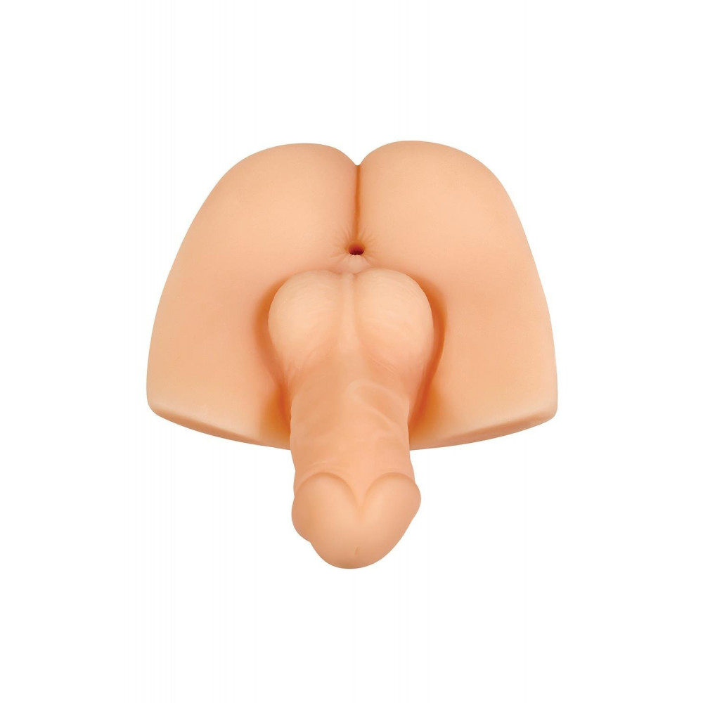 Мастурбаторы без вибрации - Мастурбатор Gender X Backdoor Bash бежевый, 28 см 1