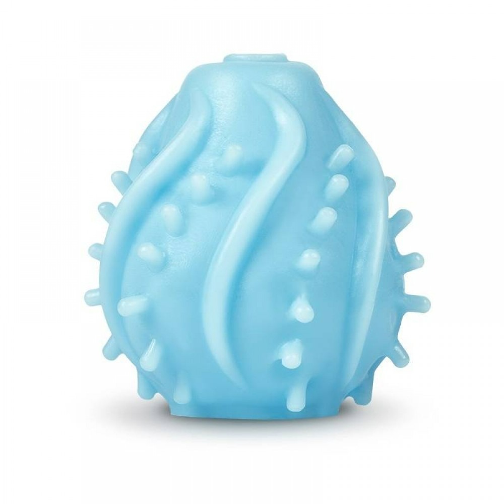 Різне - Мастурбатор багаторазове яйце NEW! Gvibe Gegg, синій (при покупці 3 од., тестер за 1 грн) 1