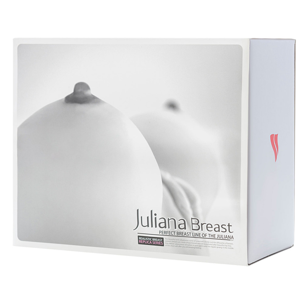 Мастурбаторы с вибрацией - Мастурбатор в форме груди Kokos Juliana Breast с вибрацией 1