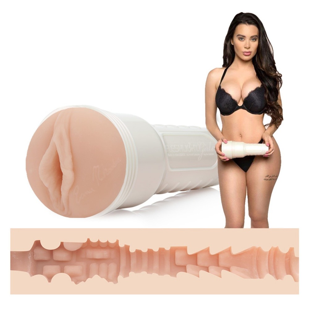 Секс игрушки - Мастурбатор вагина в колбе, из киберкожи, Fleshlight Girls LANA RHOADES DESTINY, телесный