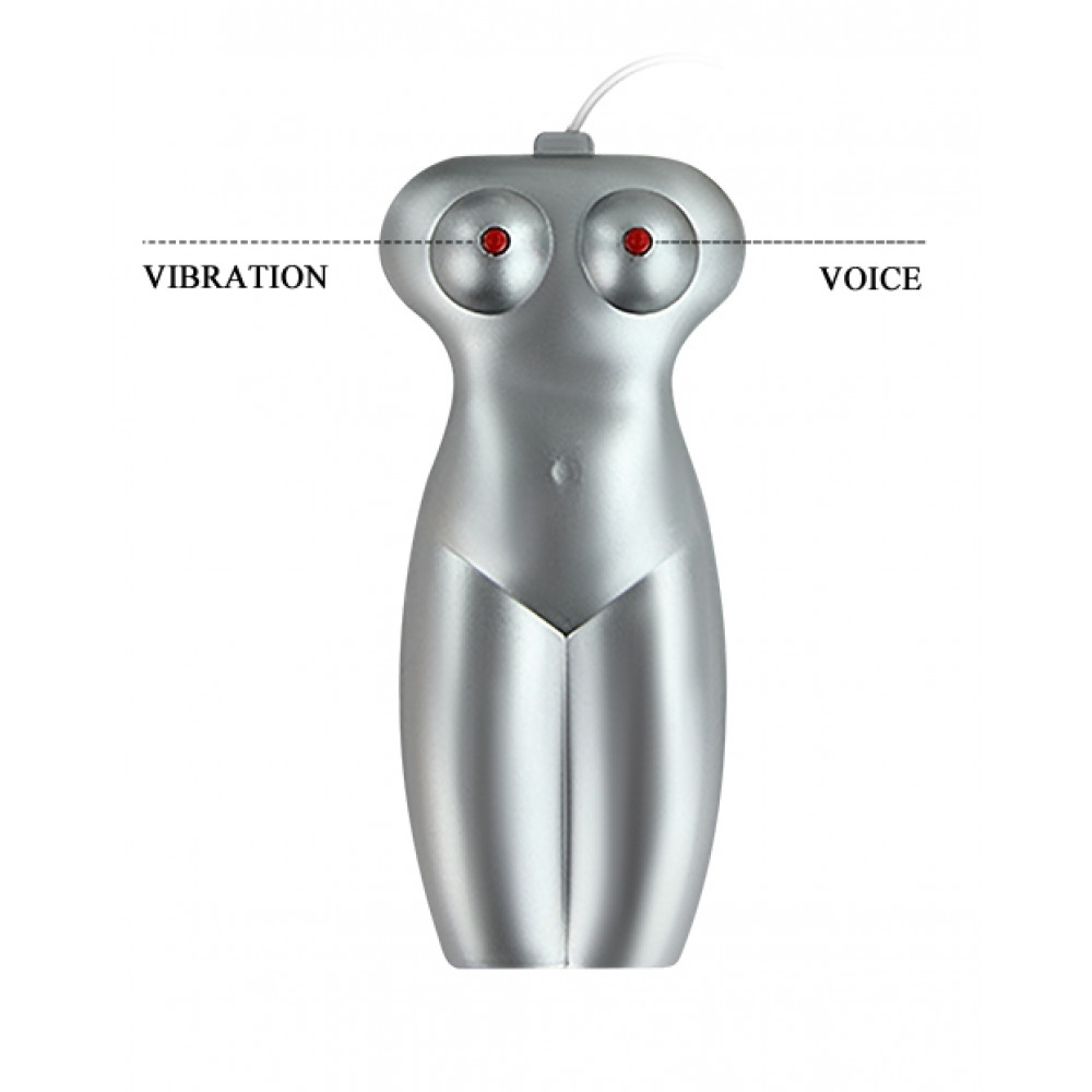 Мастурбаторы вагины - Мастурбатор вагина и анус с вибрацией, подогревом и звуковым сопровождением BAILE - VAGINA AND ASS, Heating function Vibration Sex talk, BM-009023S 3