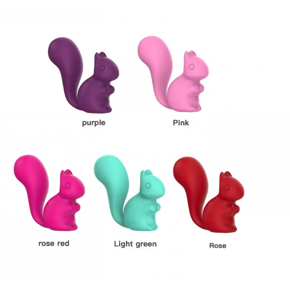 Вибропули и мини-вибраторы - Мини-вибратор клиторальный Every Night Toys Debbie в форме белочки фиолетовый, 10 режимов вибрации 5