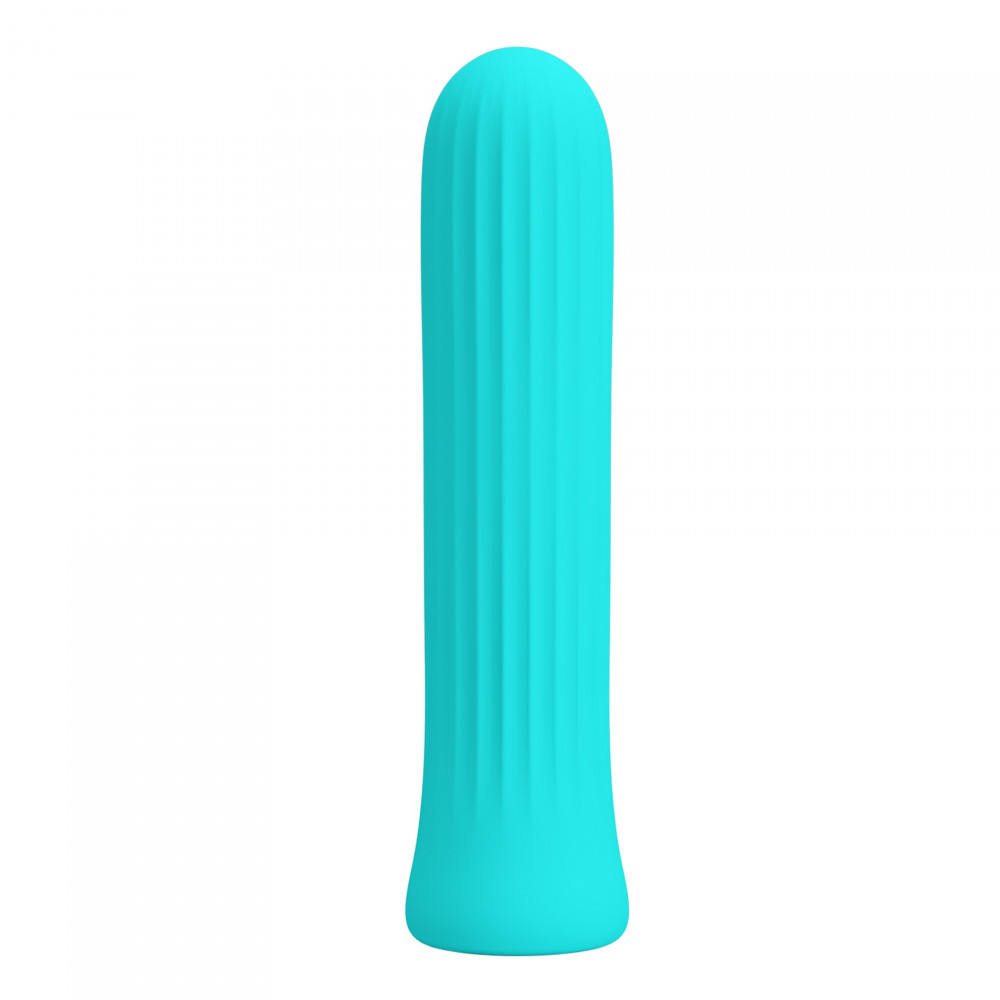 Классический вибратор - Мини-вибратор PRETTY LOVE Blanche бирюзовый, 2 х 10 см 1