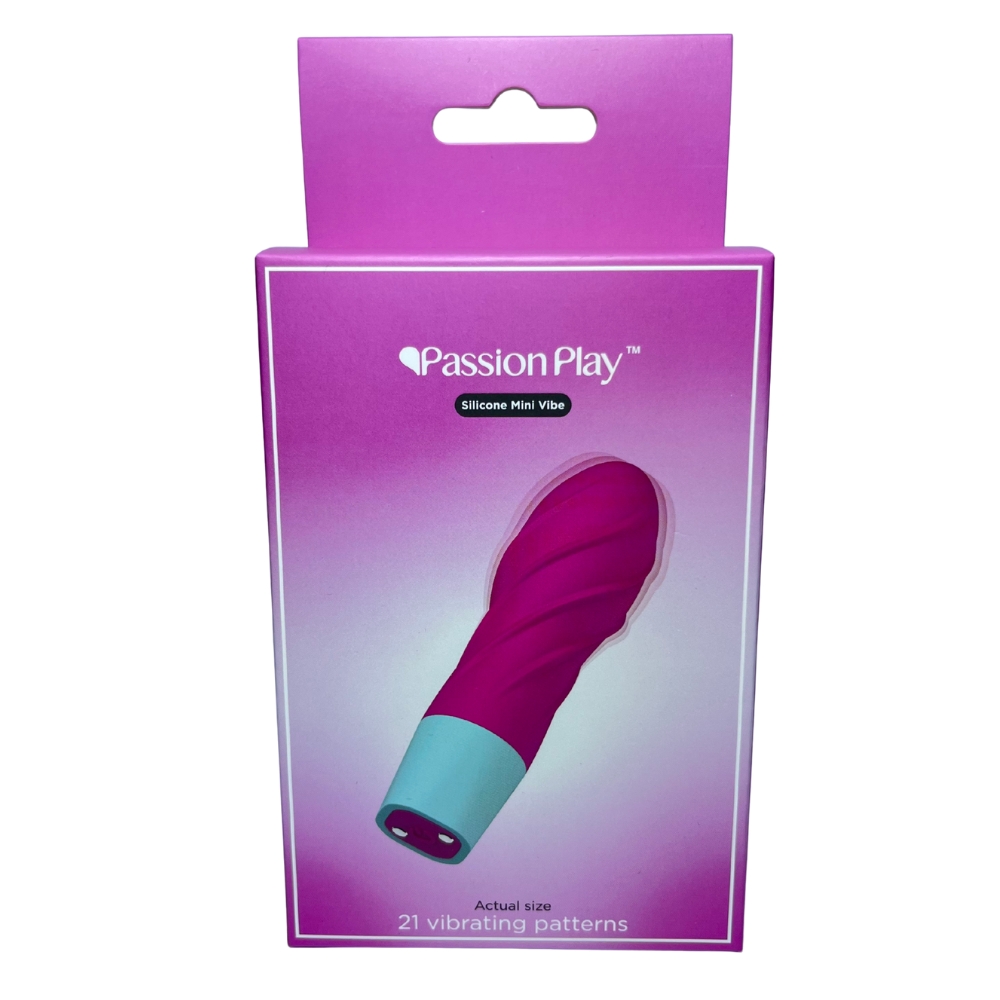 Вибропули и мини-вибраторы - Мини-вибратор с рельефом Passion Play, 10 режимов вибрации, розовый 6