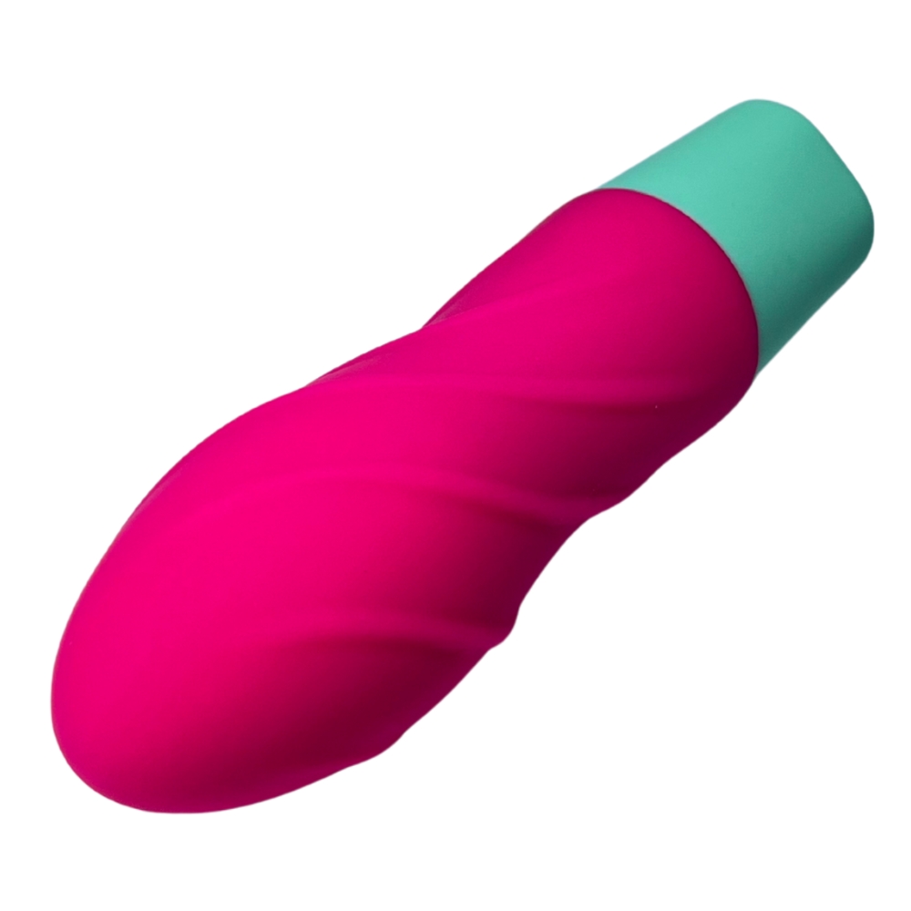 Вибропули и мини-вибраторы - Мини-вибратор с рельефом Passion Play, 10 режимов вибрации, розовый 2