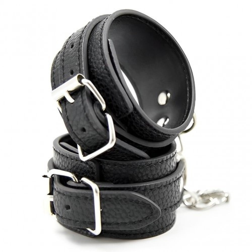 БДСМ игрушки - Наручники Wrist restraints black 3