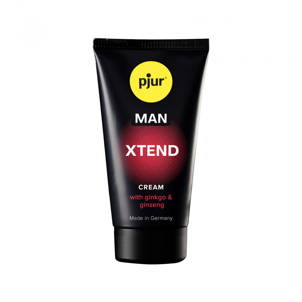 Пролонгаторы и смазки - Крем-стимулятор для пениса pjur MAN Xtend Cream 50 мл, с экстрактами гинкго и женьшеня