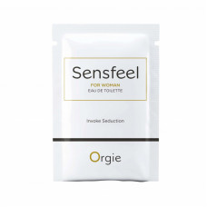 ПРОБНИК/Женская туалетная вода Orgie SENSFEEL + афродизиак, 1 мл