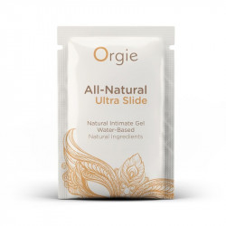 САШЕТ/Лубрикант на водной основе ультраскользящий ALL-NATURAL Ultra slide, 2 мл Orgie