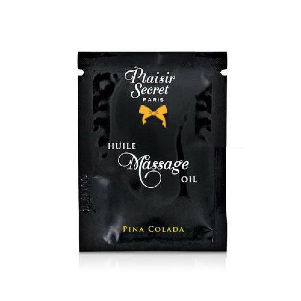 Массажные масла - Пробник массажного масла Plaisirs Secrets Pina Colada (3 мл)