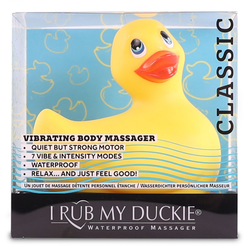 Вибромассажеры - Вибромассажер уточка I Rub My Duckie - Classic Yellow v2.0, скромняжка 2