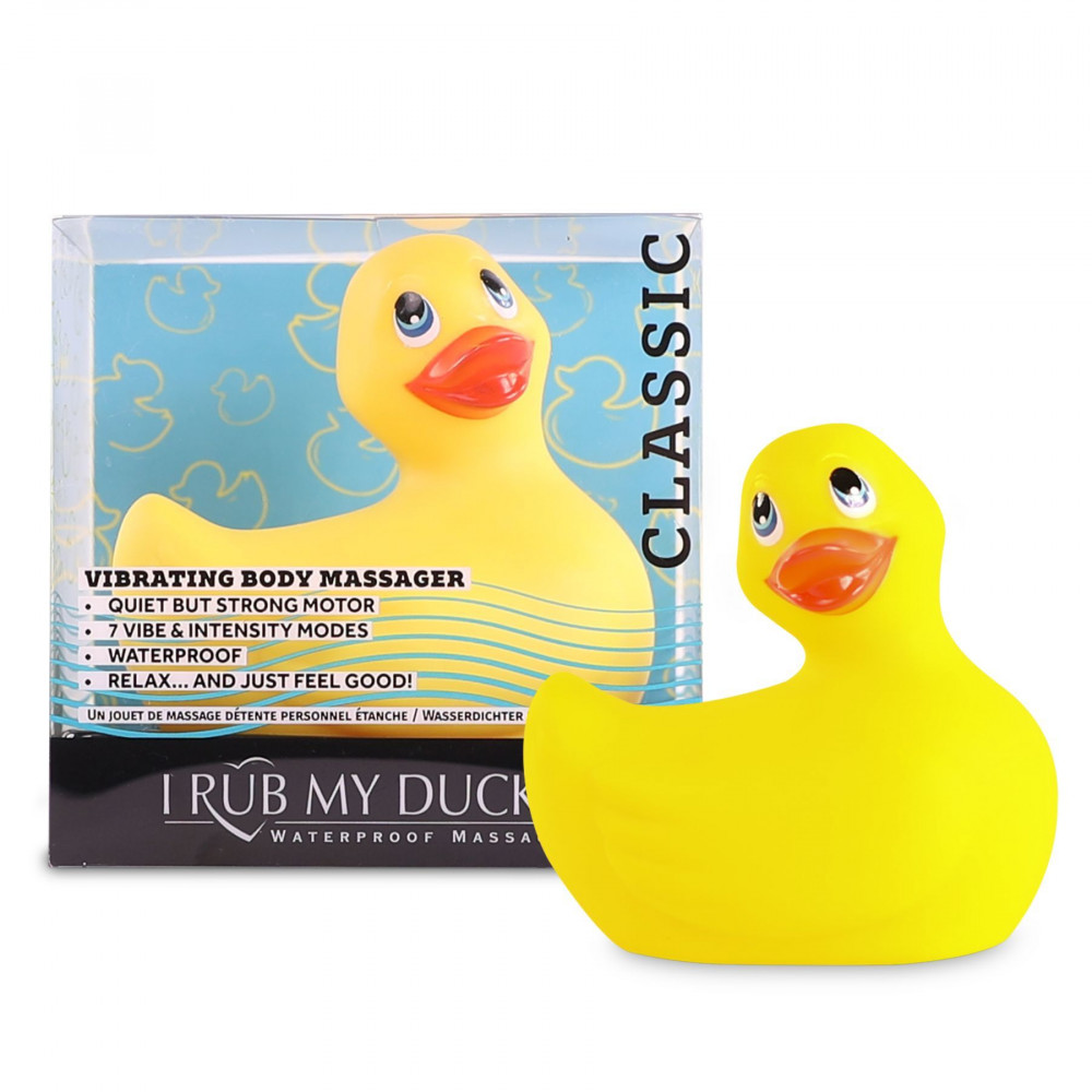 Вибромассажеры - Вибромассажер уточка I Rub My Duckie - Classic Yellow v2.0, скромняжка 4