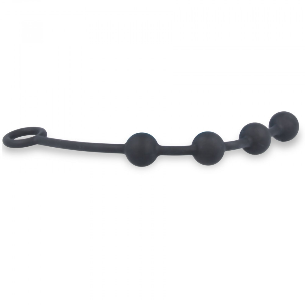 Анальные бусы и цепочки - Анальные шарики Nexus Excite Small Anal Beads, силикон, макс. диаметр 2см 3