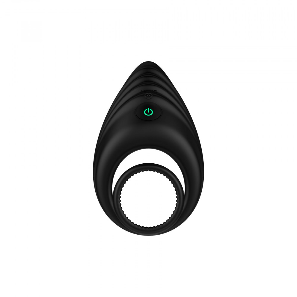 Эрекционные кольца с вибрацией - Эрекционное виброкольцо Nexus Enhance Vibrating Cock and Ball Ring, двойное