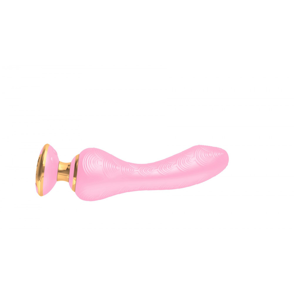Вибратор - Вибратор для точки G Shunga Sanya Light Pink, гибкий ствол