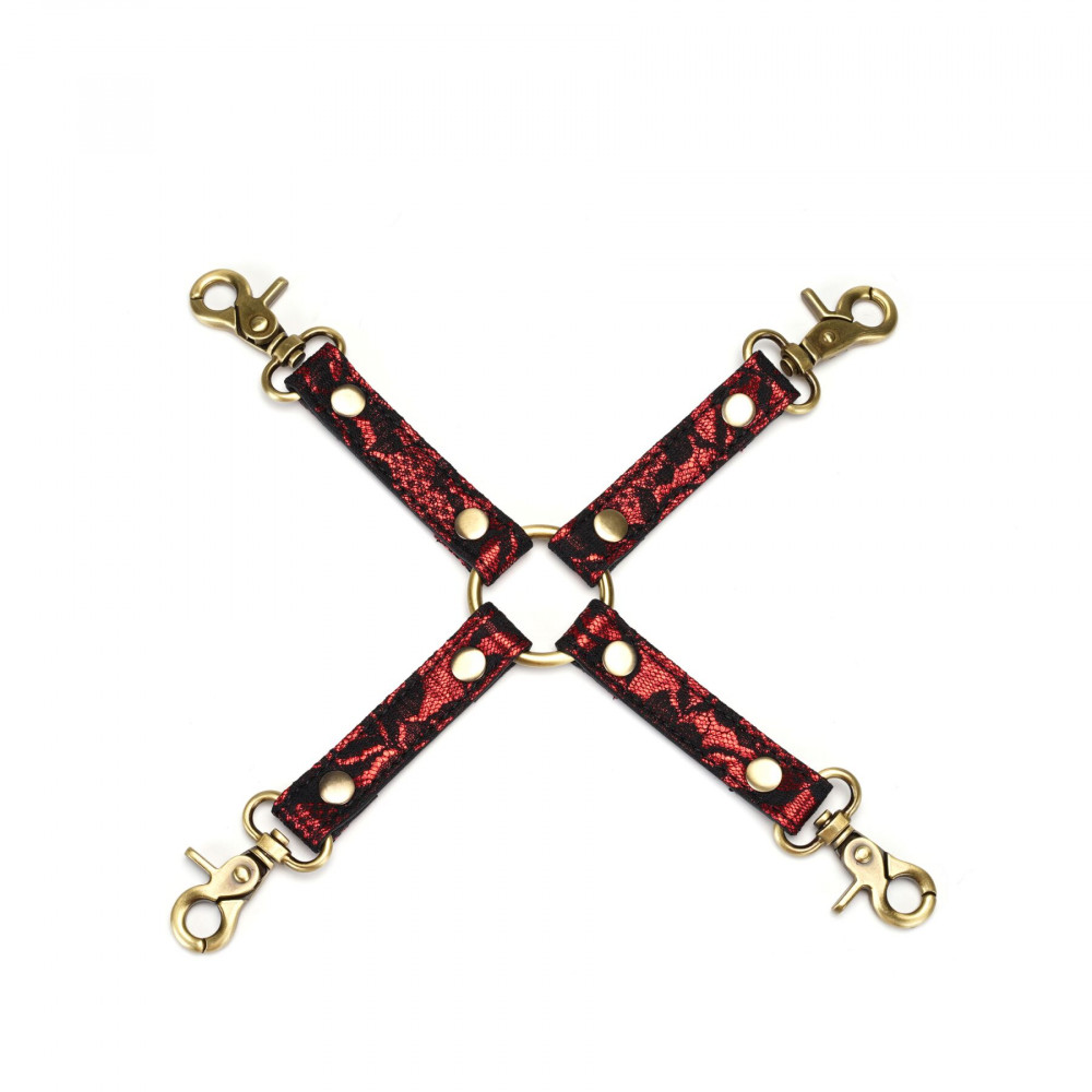 Наручники, веревки, бондажы, поножи - Крестовина Liebe Seele Victorian Garden Hog Tie